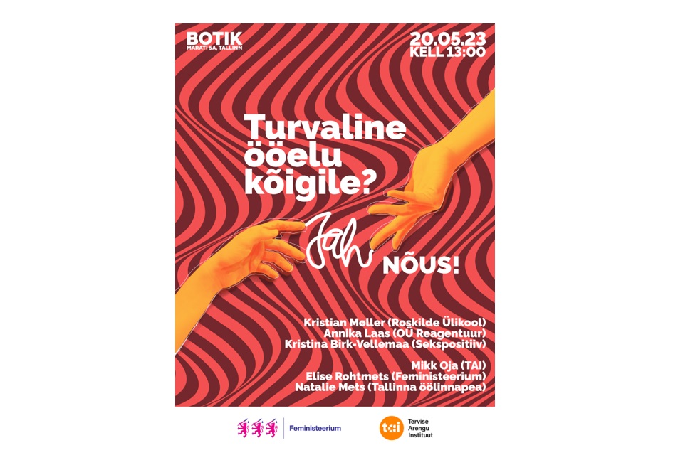 turvalise ööelu konverenentsi plakat