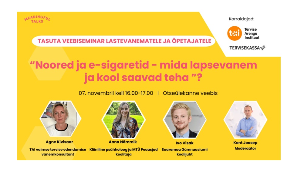 e-sigarettid eteemaline seminar