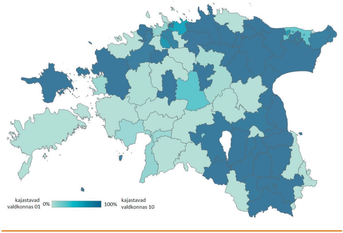 Joonis sotsiaalkaitsega seotud ametnike tööjõukulude kajastamisest valdkonna&nbsp;10 kuluna