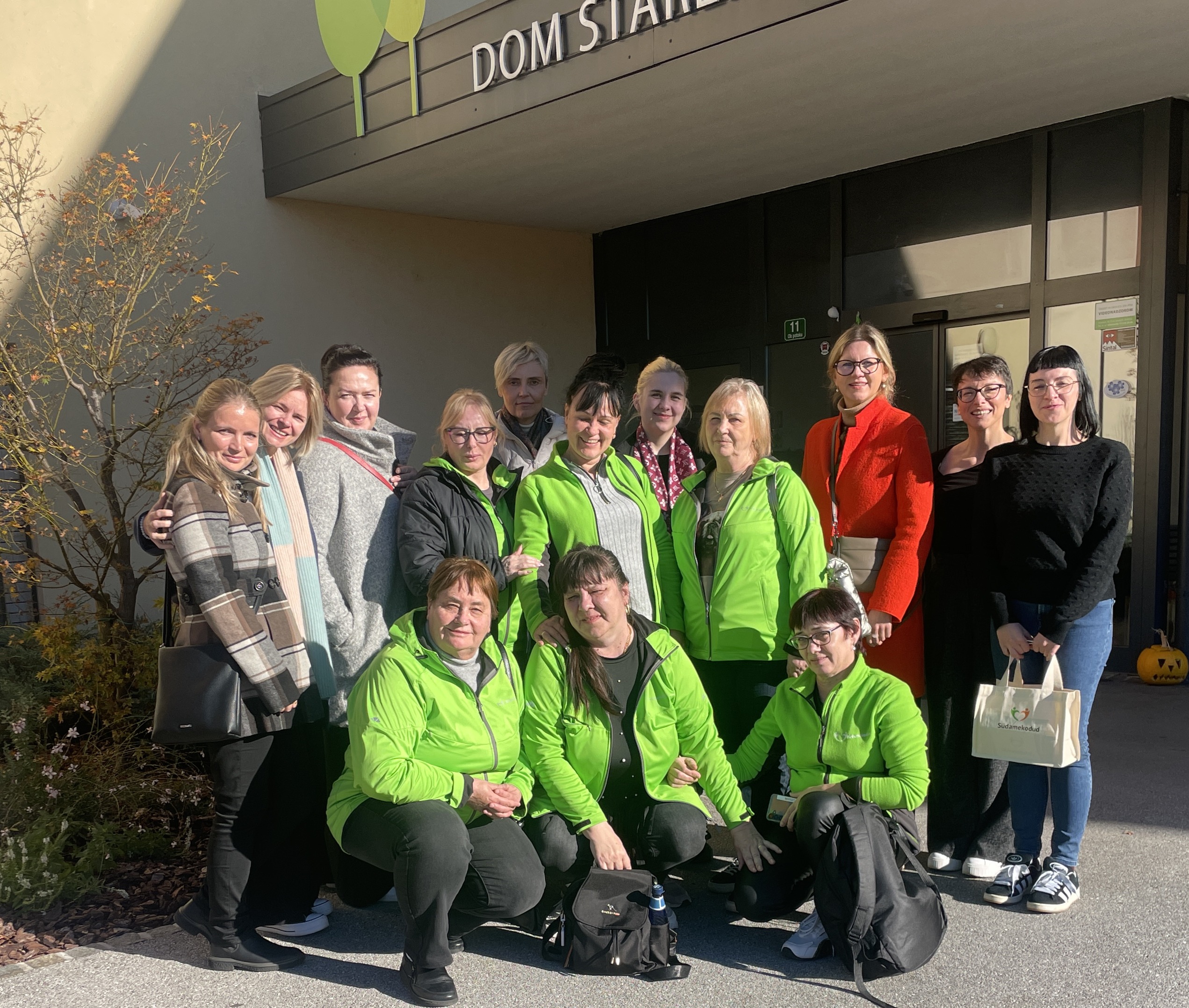 Sloveenia õppereisil osalejad