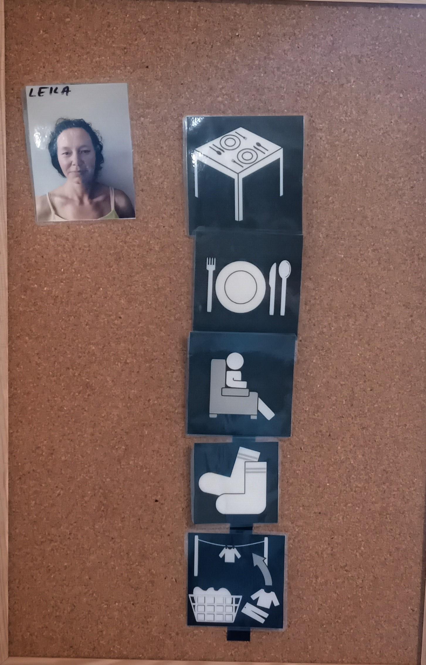 Päevaplaan piktogrammides