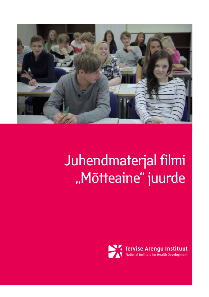 Juhendmaterjal filmi Mõtteaine juurde